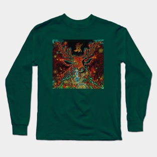 cosmic ika deer Long Sleeve T-Shirt